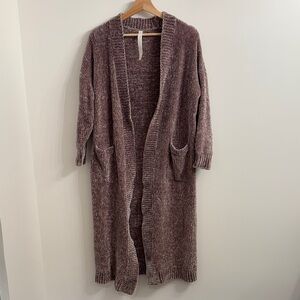 NWOT Aritzia Babaton chenille cardigan/duster